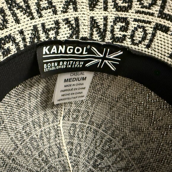 Kangol Jacquard Knit Logo All Over Bermuda Casual Bucket Hat - Picture 4 of 7